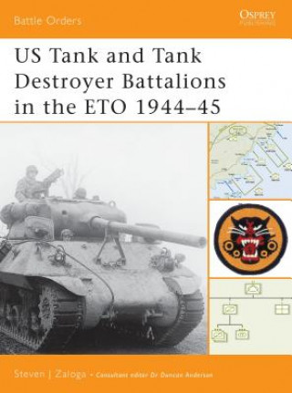Carte US Tank and Tank Destroyer Battalions in the ETO 1944-45 Steven J. Zaloga