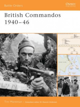 Könyv British Commandos 1940 -1946 Tim Moreman
