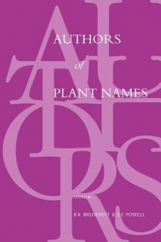 Carte Authors of Plant Names R