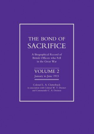 Book Bond of Sacrifice Col. A. Clutterbuck