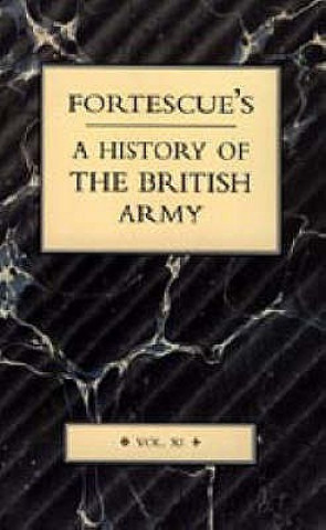 Carte Fortescue's History of the British Army J.W. Fortescue