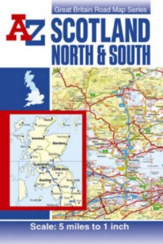 Materiale tipărite Scotland Road Map Geographers' A-Z Map Company