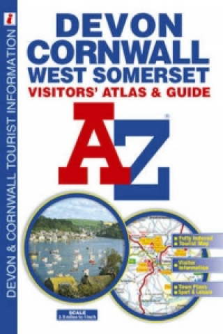 Knjiga Devon, Cornwall and West Somerset Visitors' Atlas Geographers' A-Z Map Company