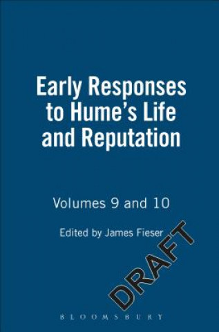 Kniha Early Responses to Hume's Life And Reputation 