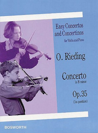 Książka Easy Concertos and Concertinos for Violin and Piano Oskar Rieding