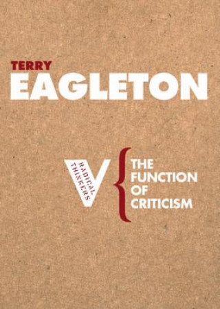 Kniha Function of Criticism Terry Eagleton