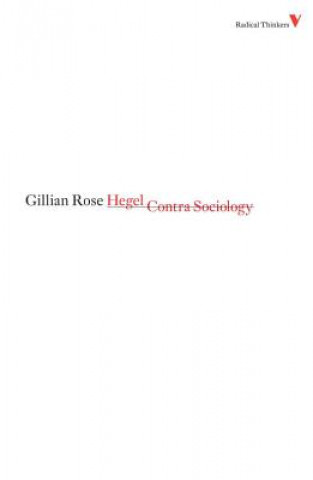 Książka Hegel Contra Sociology Gillian Rose