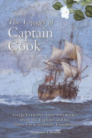 Carte VOYAGES OF CAPTAIN COOK Tony Cornish