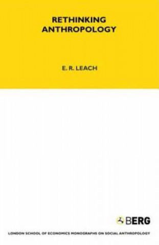 Libro Rethinking Anthropology E R Leach