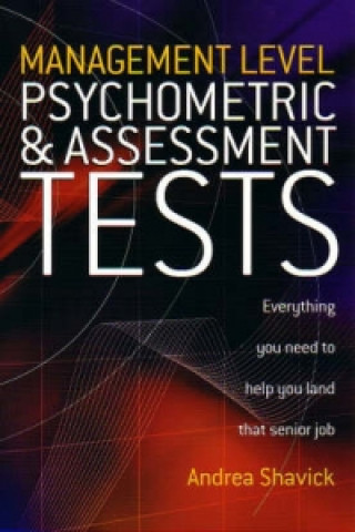 Book Management Level Psychometric and Assessment Tests Andrea Shavick