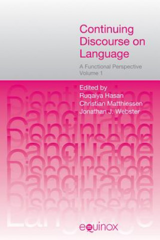 Könyv Continuing Discourse on Language Ruqaiya Hasan