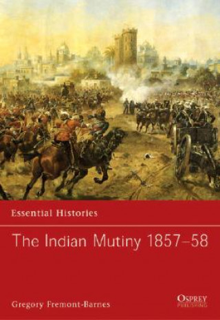 Carte Indian Mutiny 1857-58 Gregory Fremont-Barnes