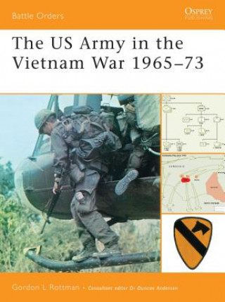 Carte US Army in the Vietnam War 1965-73 Gordon Rottman