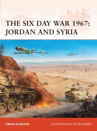 Carte Six Day War 1967: Jordan and Syria Simon Dunstan