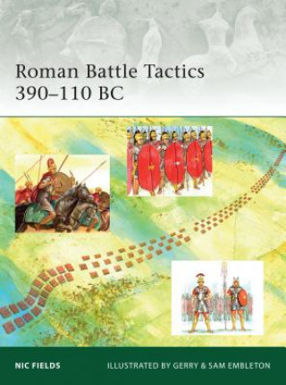 Kniha Roman Battle Tactics 390-110 BC Nic Fields