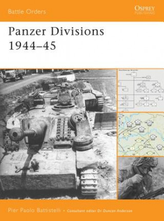 Kniha Panzer Divisions 1944-45 Pier Paolo Battistelli