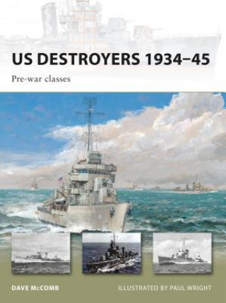 Carte US Destroyers 1934-45 David McComb