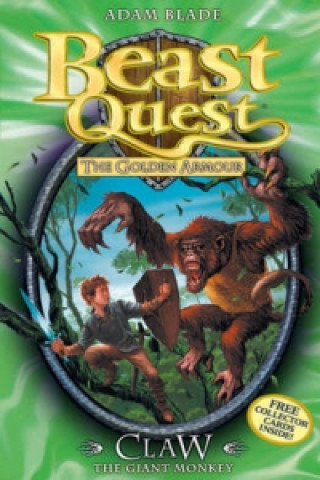 Carte Beast Quest: Claw the Giant Monkey Adam Blade