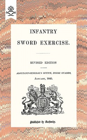 Carte Infantry Sword Exercise. 1845 Adjutant-Gener Horse Guards