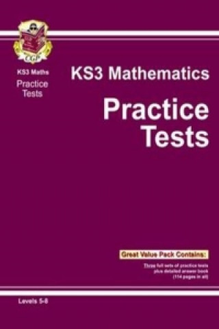 Książka KS3 Maths Practice Tests CGP Books