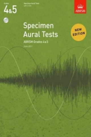 Tiskovina Specimen Aural Tests, Grades 4 & 5 with 2 CDs ABRSM