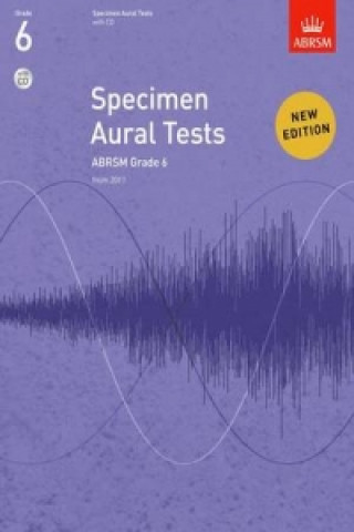 Articles imprimés Specimen Aural Tests, Grade 6 with CD ABRSM