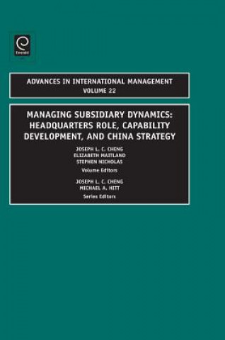 Knjiga Managing Subsidiary Dynamics Joe Cheng