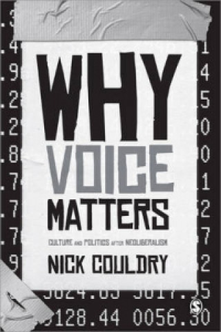 Kniha Why Voice Matters Nick Couldry