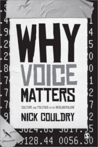 Książka Why Voice Matters Nick Couldry