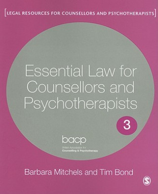 Książka Essential Law for Counsellors and Psychotherapists Barbara Mitchels