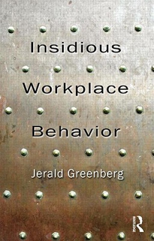 Könyv Insidious Workplace Behavior Jerald Greenberg