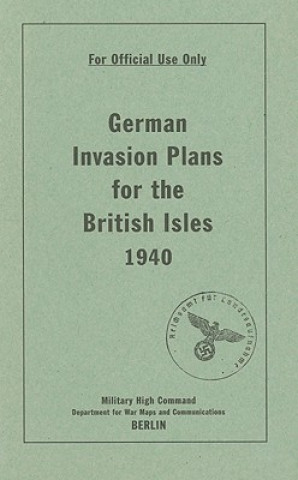 Carte German Invasion Plans for the British Isles, 1940 