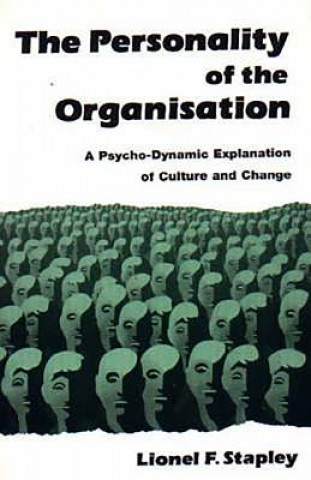Kniha Personality of the Organization Lionel F Stapley