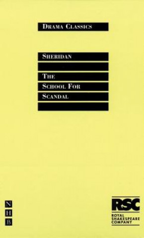 Knjiga School for Scandal Richard Brinsl Sheridan