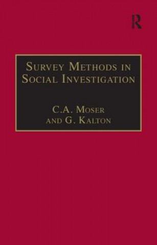 Kniha Survey Methods in Social Investigation Graham Kalton