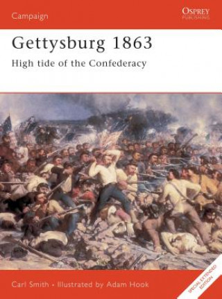 Carte Gettysburg 1863 Carl Smith