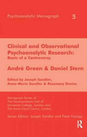 Book Clinical and Observational Psychoanalytic Research Joseph Sandler