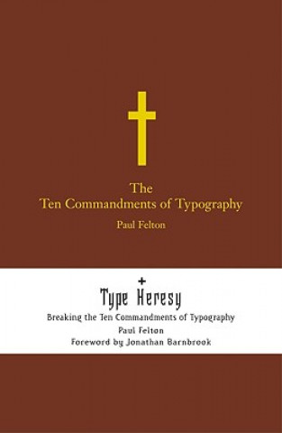 Kniha Ten Commandments of Typography Paul Felton
