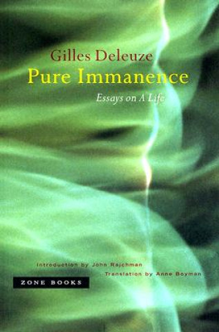 Kniha Pure Immanence Gilles Deleuze