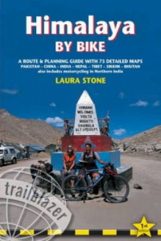 Kniha Himalaya by Bike Laura Stone