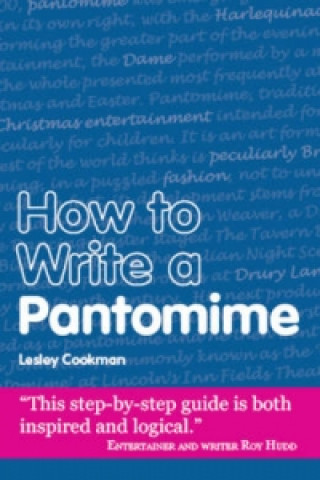 Knjiga How to Write a Pantomime Lesley Cookman