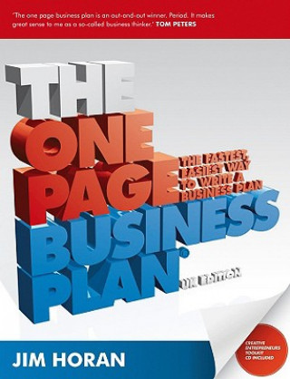 Carte One Page Business Plan UK Edition - The Fastest, Easiest Way to Write a Business Plan James T Horan