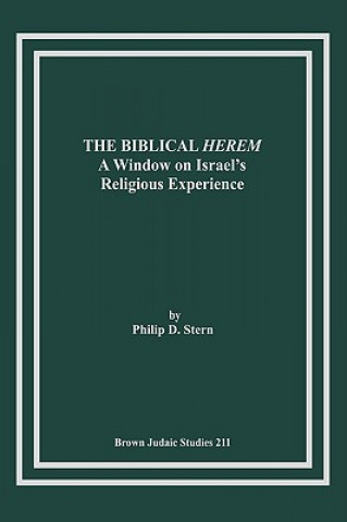 Knjiga Biblical Herem Philip D. Stern