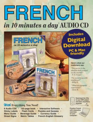 Kniha FRENCH in 10 minutes a day (R) Audio CD Kristine K. Kershul