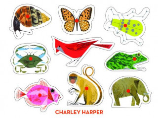 Livre Classic Wooden Peg Puzzles Charley Harper