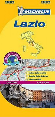 Prasa Lazio - Michelin Local Map 360 Michelin