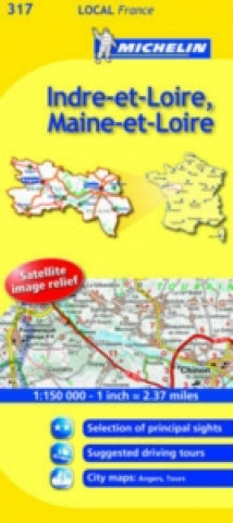 Carte Indre-et-Loire, Maine-et-Loire 