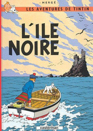 Carte L'ile noire Hergé