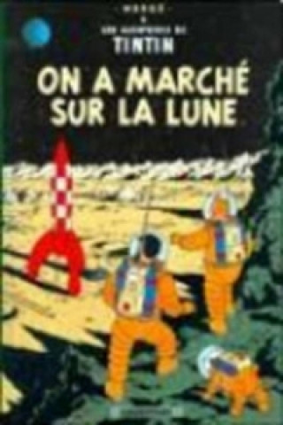 Kniha On a marche sur la Lune Hergé