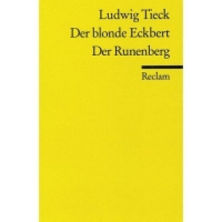 Książka Blonde Eckbert Johann Tieck